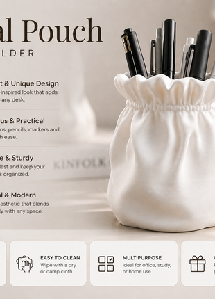 Petal Pouch Pen Holder for Desk and Study Table | Giftonique