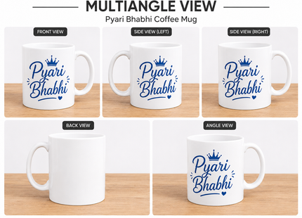 Pyara Bhai & Pyari Bhabhi Couple Coffee Mug Set | Coffee Mugs | Mugs | Giftonique