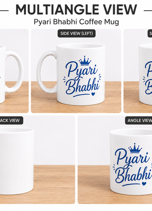 Pyara Bhai & Pyari Bhabhi Couple Coffee Mug Set | Giftonique