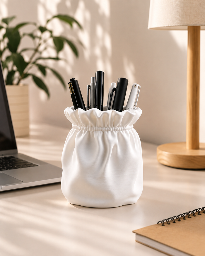 Petal Pouch Pen Holder for Desk and Study Table | Pen Holders | Desk Accessories | Giftonique