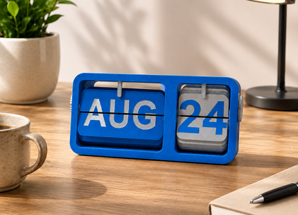 Calendar Blue Flip Desk Calendar | Desk Calendars | Calendars | Giftonique