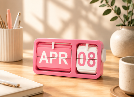 Pink Flip Desk Calendar | Desk Calendars | Calendars | Giftonique
