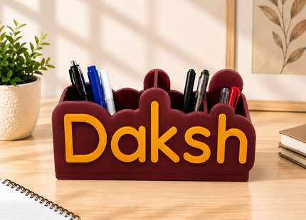 Personalised Pen Stand with Personalised Name | Pen Holders | Desk Accessories | Giftonique