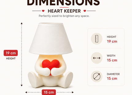 The Heart Keeper Table Lamp | Mood Lamps | Lamps | Giftonique