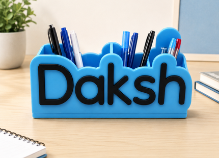 Personalised Pen Stand with Personalised Name | Pen Holders | Desk Accessories | Giftonique