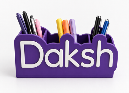 Personalised Pen Stand with Personalised Name | Pen Holders | Desk Accessories | Giftonique