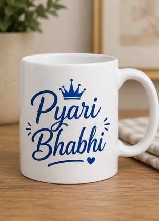 Pyara Bhai & Pyari Bhabhi Couple Coffee Mug Set | Giftonique