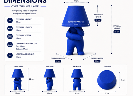 The Overthinker Table Lamp | Mood Lamps | Lamps | Giftonique