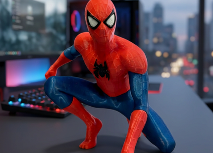 Spidey Action Figure Sitting Pose